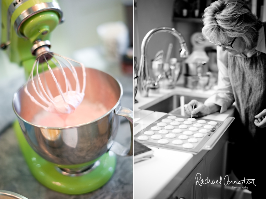 Professional colour photograph of creative inspiration baking shoot at Maison des Macaron at Market Harborough by Rachael Connerton Photography